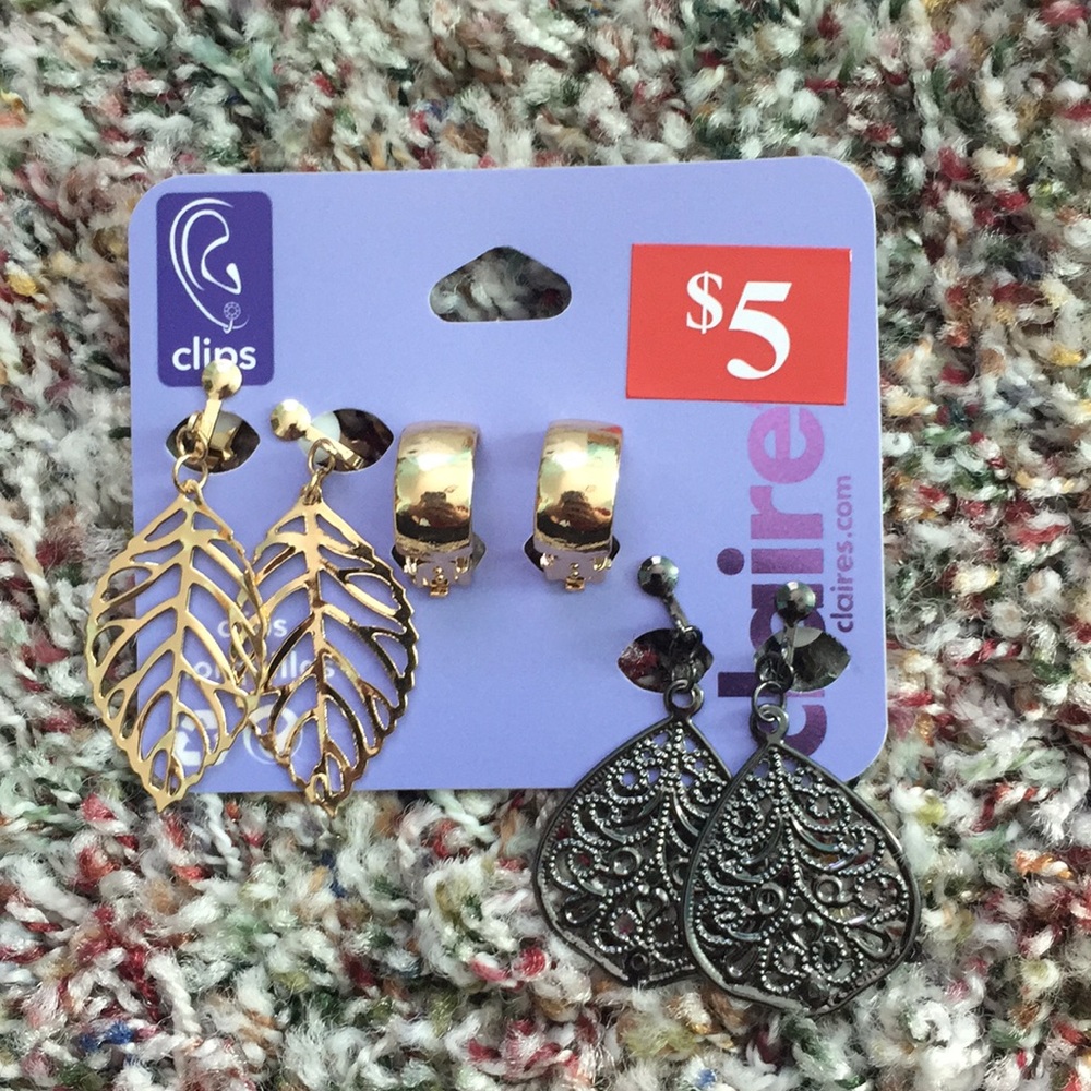 Clip on earrings